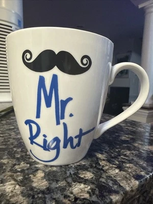 Pfaltzgraff~ "MR. DIREITO" ~ Caneca de café de cerâmica xícara de chá para presente para o pai - Imagem 1 de 4