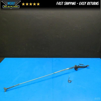 Original OEM 1985 HUSQVARNA TE510 PEDAL DE PALANCA DE FRENO TRASERO + RESORTE DE EJE DE VARILLA Foto 1 de 4