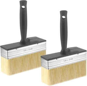 2 Stück Terrassenbeize Pinsel für Holz, 6" Pinsel Beize Applikator zum Auftragen von Beize - Bild 1 von 5