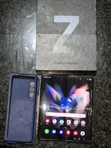 Samsung Galaxy Z Fold3 5G SM-F926B/DS - 256GB - Phantom Black (Unlocked) - Afbeelding 1 van 4