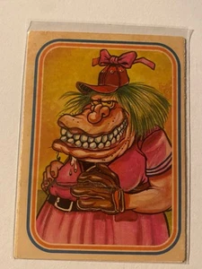 1973 Donruss Baseball Super Freaks Sis E. The Second Sacker #37 - Picture 1 of 2