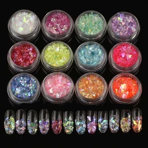 Paillettes Unghie Perline per Unghie Luna Decorazione Accessori Decorazioni - Foto 1 di 12