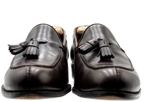 Men's Carmina Dark Brown Goodyear Welted Tasseled Loafers Size 10.5 UK, 11.5 USA - Picture 1 of 10