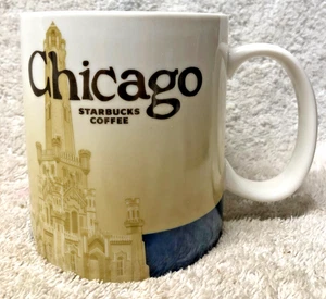 CHICAGO STARBUCKS MUG city global icon coffee 16 oz 2012 collector series skylin - Picture 1 of 6