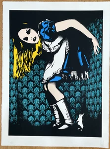 Eelus ALICE Limited Edition Artist Signed Alice in Wonderland Print Not Mondo - Picture 1 of 7