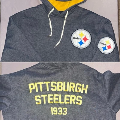 NFL New Era Equipo Ropa Pittsburgh Steelers Sudadera con Capucha Talla 2XL Bordada en la Espalda Foto 1 de 4