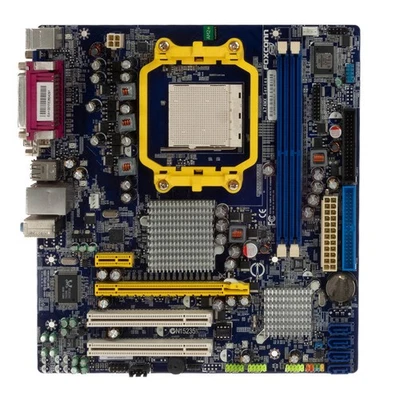 Mainboard FOXCONN A74MX-K Socket AM2+ DDR2 PCIe PCI MicroATX - Image 1 of 2