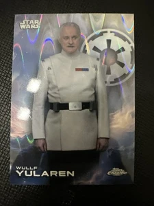 2025 Topps Chrome Star Wars Wullf Yularen Raywave Refractor #194 - Picture 1 of 2