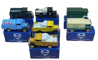 Corgi Cameo Collection Bundle Fina Advertising Trucks & Tankers – Boxed OO Gauge - Image 1 of 4