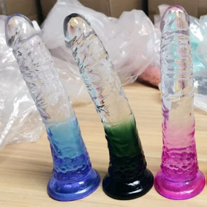 6" 7" 8" Jelly Dildo - Realistic Veined Suction Cup Dildo Sex Toys for Adult - Picture 1 of 17