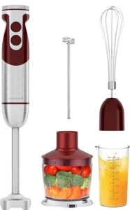 Titanium Sharper Blades, 12 Speed Corded Blender, Including 500ml Chopper, 600ml - Picture 1 of 8