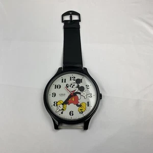 Mickey Wall Watch Clock Lorus Seiko Decorative Strap & Buckle Disney Tested - Picture 1 of 9