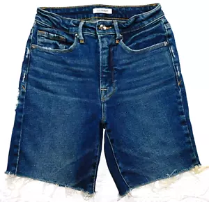Pantalones cortos de jean GOOD AMERICAN ― para mujer 6/28 ― BERMUDA DE GRAN ALTURA GBS127C #DA92 - Imagen 1 de 8