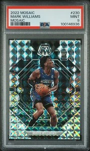 Mark Williams 2022-23 Panini Mosaic #230 Charlotte Hornets Mosaic Rookie PSA 9 - Bild 1 von 2
