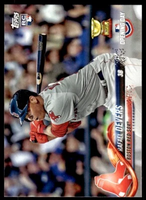 2017 TOPPS OPENING DAY Rafael Devers -RC Boston Red Sox - Image 1 of 2