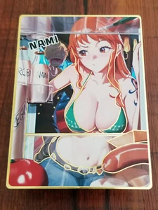 Nami - One Piece - Carta in metallo dorato Storia della Dea - Foto 1 di 4