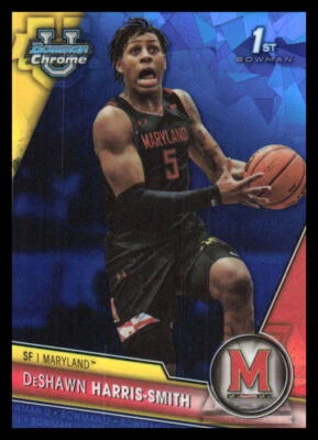 2023-24 Bowman Chrome University SAPPHIRE #52 DeShawn Harris-Smith - Image 1 of 2