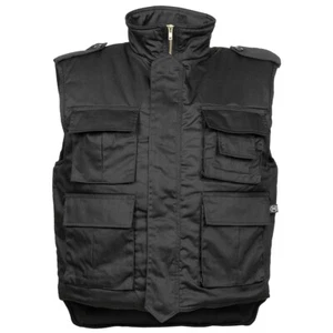US RANGER Steppweste Army Vest gefüttert mit vielen Taschen schwarz black L - Bild 1 von 4