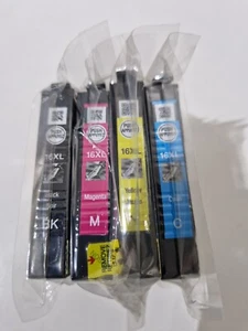 16XL EPSON Genuine Black Cyan Magenta Yellow Ink Cartridges, Original 16XL EPSON - Picture 1 of 4