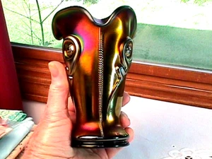 "TORNADO" VASE 6 1/4" SUPER SCREAMER AMETHYST FARBE NEUWERTIG KARNEVAL VON: NORTHWOOD - Bild 1 von 24