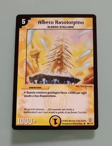 Duel Masters ALBERO RASOIORPINO albero stellare Card ♦ 26/110 ITA non comune - Imagen 1 de 2