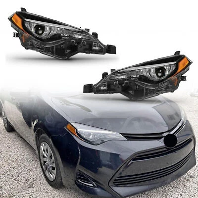 Conjunto de faros LED para Toyota Corolla LE CE 2017-2019 par de conductores de pasajeros Foto 1 de 4