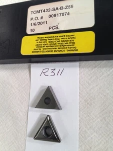 10 INSERTI IN CARBURO ULTRA-MET TCMT 432-SA-B-Z55 NUOVI. GRADO C5 {R311} - Foto 1 di 1