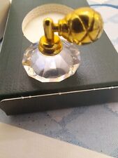 Swarovski Crystal MEMORIES Perfume Atomizer Gold Plating Boxed 173388