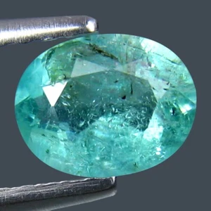 0.57 CT HUGE TRANSPARENT 100% UNHEATED BLUE PARAIBA TOURMALINE LOOSE GEMSTONE - Picture 1 of 3