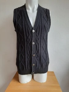 MÄRZ classic Herren Strickweste Größe 48 Anthrazit Trachtenweste Weste Wolle - Bild 1 von 5