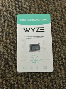 NEW WYZE 32GB microSDHC Card Class 10 - WYZEMSD32C10 - Zdjęcie 1 z 1
