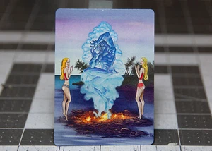 Snap hawaii | Satirical Fan Art Dual land MTG - Picture 1 of 4