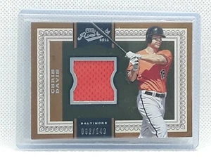 Chris Davis 2016 Prime Cuts Baseball - PATCH (092/149) - Baltimore Orioles - Picture 1 of 2