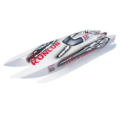 DTRC Waterproof 110km/h X55 Remote Control High-speed Racing Boats RC Boat Model - Image 1 of 4