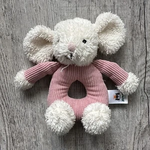 Jellycat Jumble Mouse Grabber Pink Rattle - Rare & Retired Collection - Bild 1 von 7