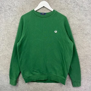 Maglione Fred Perry uomo verde medio ristampe pullover felpa logo girocollo - Foto 1 di 9