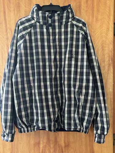 OFF WHITE Rara giacca a scacchi Nautica reversibile frangivento uomo taglia xxl