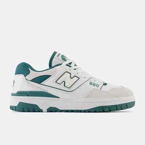 New Balance 550 White Vintage Teal Size 9 BB550STA MSRP $110 - Picture 1 of 5