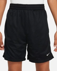 Nike Kids' Dri-FIT Mesh Training Shorts 5” - Black - Medium - New With Tag - Picture 1 of 9