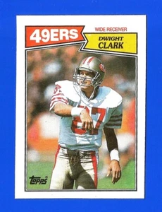 1987 Topps FOOTBALL #116 DWIGHT CLARK NM-MINT HOF SAN FRANCISCO 49ers (SB1) - Bild 1 von 1