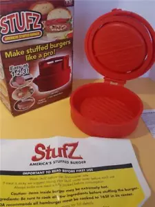 REAL Americas Stuffed Ham Burger Press Maker STUFZ As Seen On TV Kitchen Gadget - Picture 1 of 1
