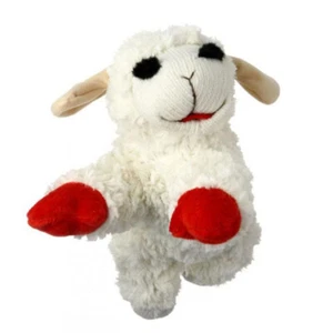 Multipet Lamb Chop Soft Plush Dog Squeaker Toy 26cm - Picture 1 of 2