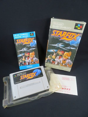 Super Famicom star fox game Nintendo Japan SNES SFC games jp tested suthentick - Image 1 of 4