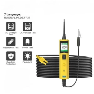 Probador de circuitos de alimentación AUTOOL BT260 12V 24V Sistema eléctrico para automóvil Probador Analizador - Imagen 1 de 6