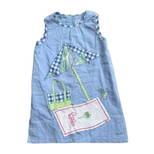Vtg 1990s Lilly Pulitzer White Tag Beach Dress Size 6 - Picture 1 of 8
