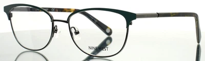 Gafas ovaladas NINE WEST NW1091 315 verde bronce para mujer 51-17-135 B:36 Foto 1 de 4