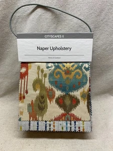 Fabric Upholstery LARGE Samples Swatch Book Polyester Craft Scrapbook 11" x 8" - Picture 1 of 6
