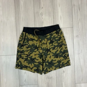 TEN THOUSAND Interval Shorts Green Camo Mens Medium Lined 7” Inseam - Picture 1 of 11