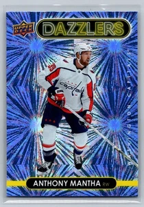 2021-22 Upper Deck #DZ-48 Anthony Mantha Dazzlers Purple Washington Capitals - Picture 1 of 2