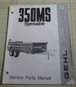 Gehl 350ms 350 ms Dungstreuer Teilekatalog Handbuch - Bild 1 von 2